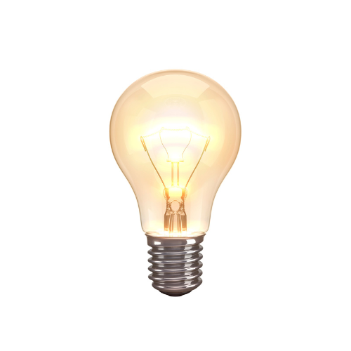 Light bulb icon representing creator resources, ideas, and tips