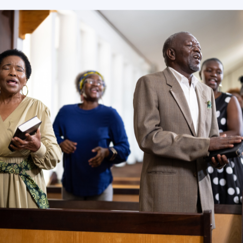 Faith or community leader supporting older adults