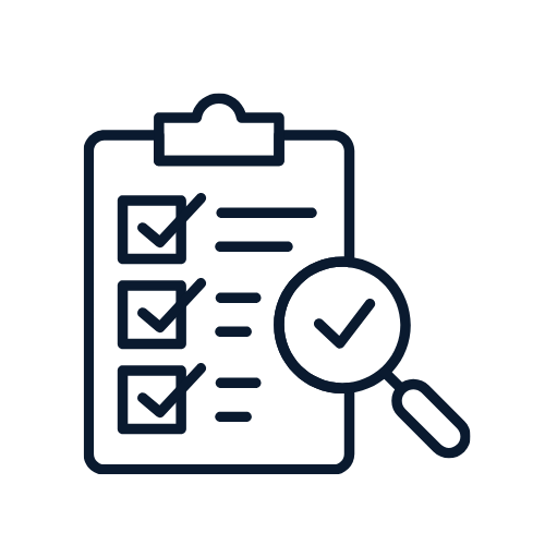 Icon representing a checklist for users who know which legal document they need and are ready to begin drafting.