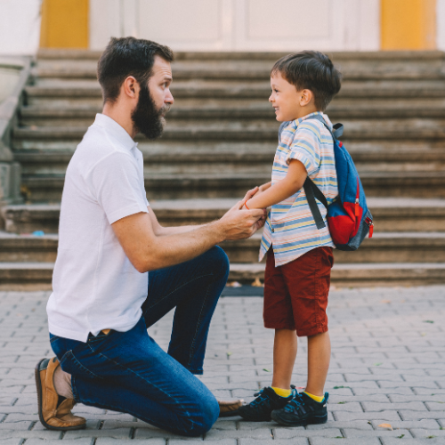 Parent Navigating Custody & Parenting Plans