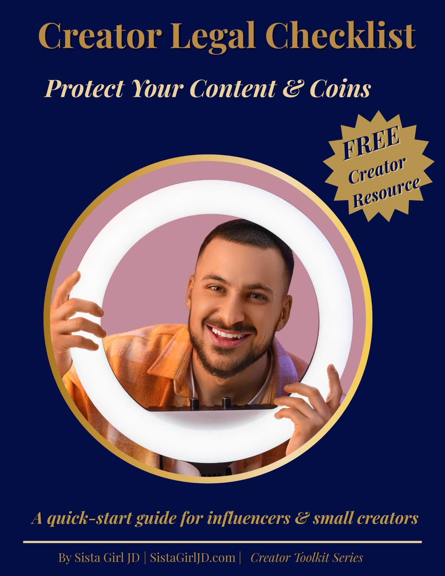 Free Creator Legal Checklist cover – Sista Girl JD